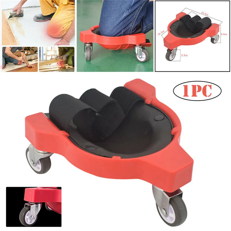 

Universal Multi-functional Rolling Knee Protection Pad with Wheel Built in Foam Padded Laying Platform Wheel Kneel Pad Tool