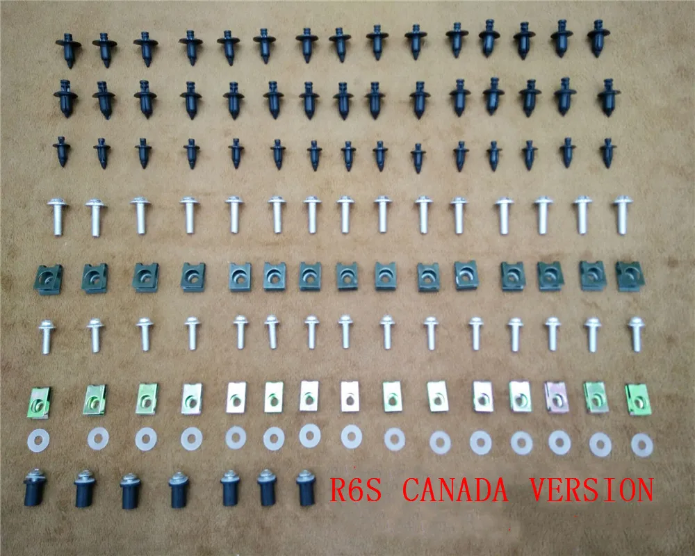 

Fairing Bodywork Kit Bolts Screws For Fit For YAMAHA R6S CANADA VERSION 2006