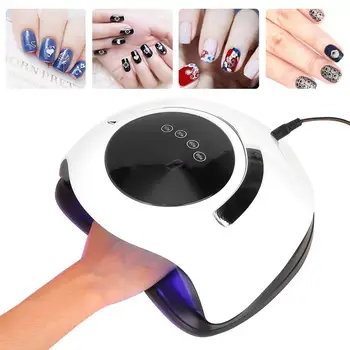 

72W Portable LED UV Gel Nail Polish Dryer Lamp Nail Curing Machine Manicure Tool