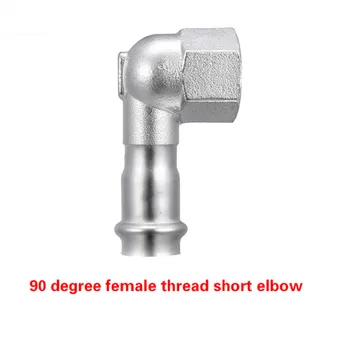 

Water connection female Threaded Pipe Fittings Stainless Steel SS304 DN15/DN20/DN25 90 degree Elbow Pipe Fittings For Water Gas