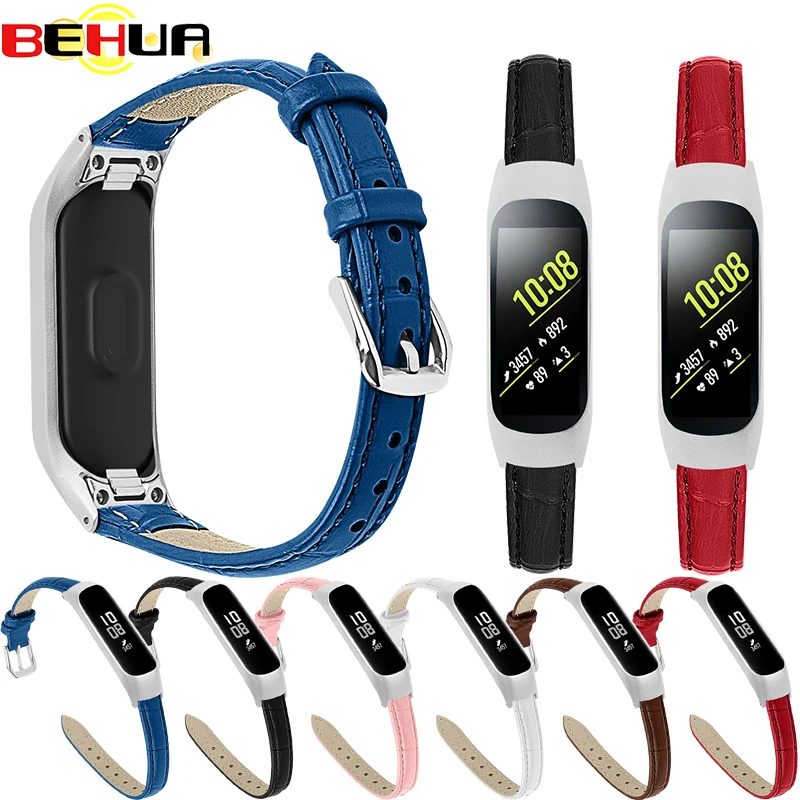 Ремешок из натуральной кожи для Samsung Galaxy Watch SM-R375 SMR370 ремешок с чехлом замены samsung