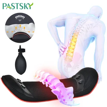 

Electric Lumbar Traction Device Waist Back Massager Heating Vibration Massage machine Lumbar Spine Support Waist Relieve fatigue