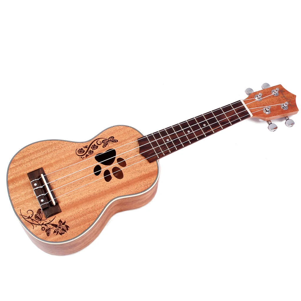 21' красное дерево сопрано Гавайские гитары укулеле Уке 4 струны гитара с Gig Bag Mnini укулеле для учащихся Уке начинающих