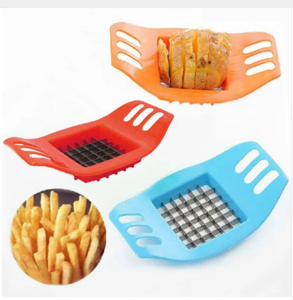 

free delivery New French Fry Potato Chip Cut Cutter Vegetable Fruit Slicer Chopper Chipper Blade Cutters
