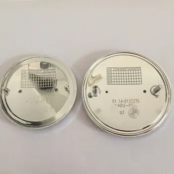 

3D 82mm 74mm Car Front Hood Bonnet Badge Rear Trunk emblem sticker with Pins car styling auto accessories