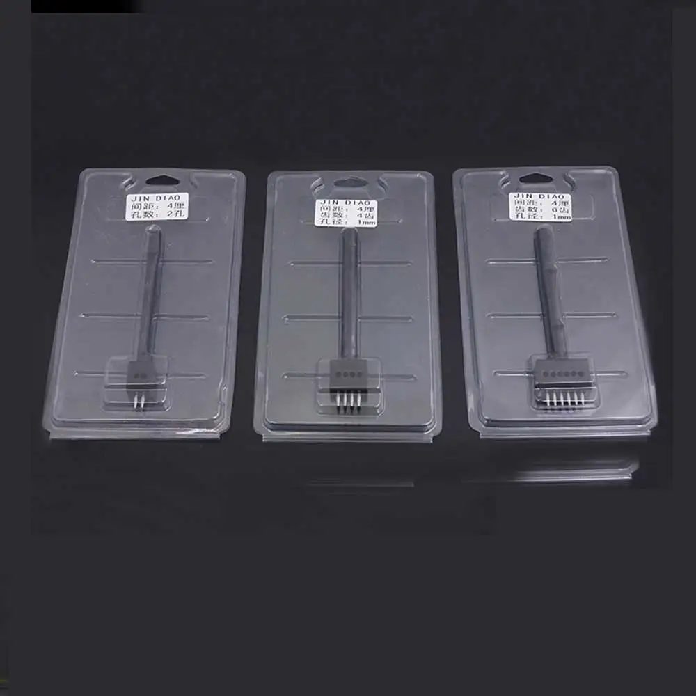 Круглый перфоратор 1 мм инструмент для шитья Ручное шитье 2/4/6 отверстий