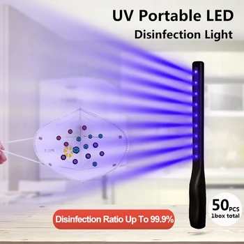 

Funrover LED Portable UVC Light Sterilizer UVC Lamp Sanitizer Stick Ultraviolet Lamp Bactericidal Disinfection Germicidal Lamp