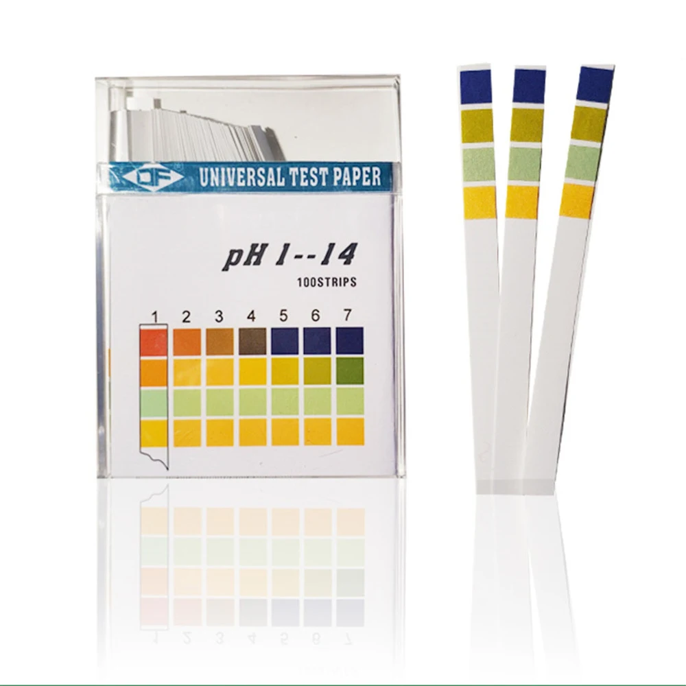 100pcs Laboratory Household PH Test Strip Paper Indicator PH0-144.5-9 Test Paper For Water Saliva and Urine Testing Measuring (9)