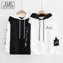 Новинка года; толстовка с вышитыми рукавами в японском стиле Харадзюку, аниме, котом, каваи; одежда для школьниц и студентов; 8446