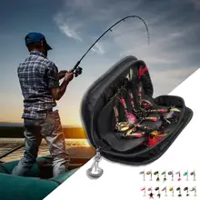

40% Discounts Hot! 16Pcs Metal Artificial Fishing Spinner Baits Lures Kits with Rotating Sequins