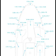 2010-2013 Malibu 23 LSV коврик для кокпита лодка EVA Тиковый настил 1/" 6 мм