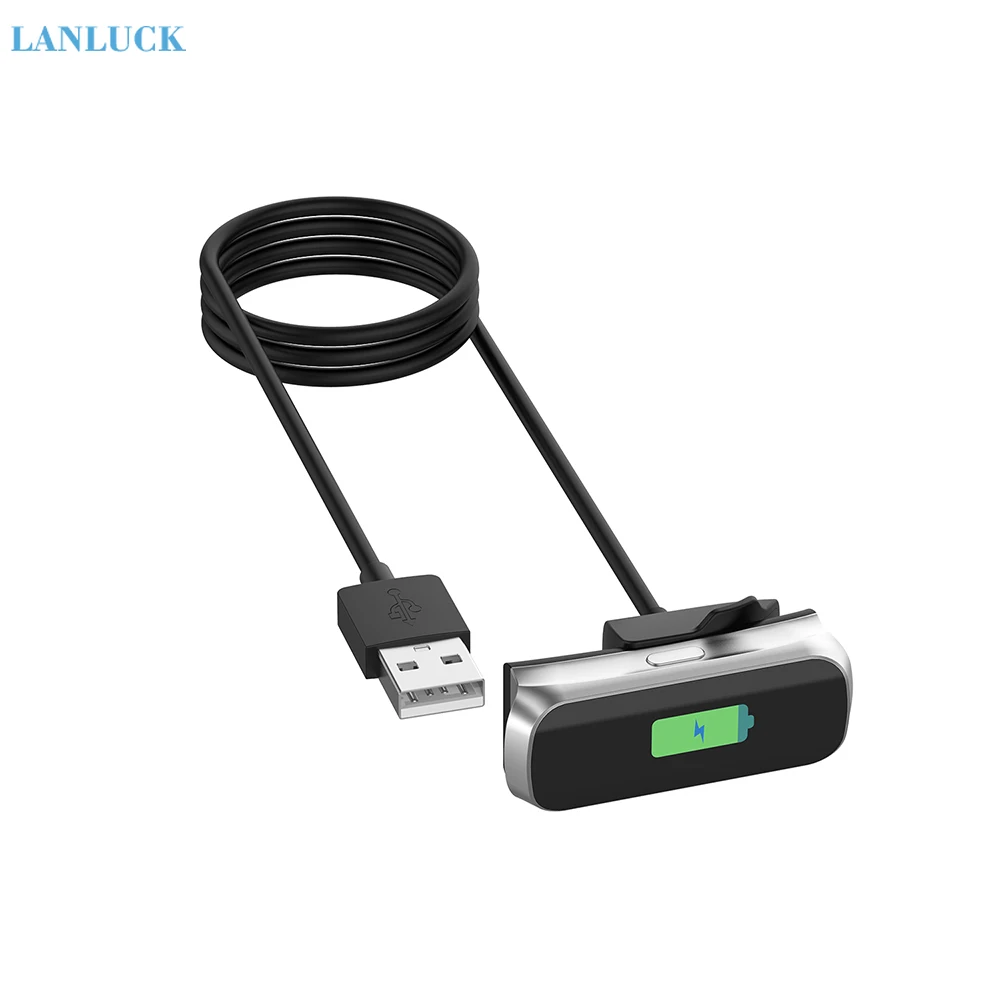 

1m 15cm Smart Bracelet Charger for Samsung FIT E R375 Charger Line Adapter USB Charging Cable Cord Clip Replacement Accessories