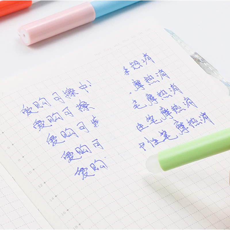20/40/50/100Pcs/Set Cute Animal Erasable Gel Pens 0.5mm Black Blue Ink Gel Pen Set School&Office Writing Stationery supplies - Image 4