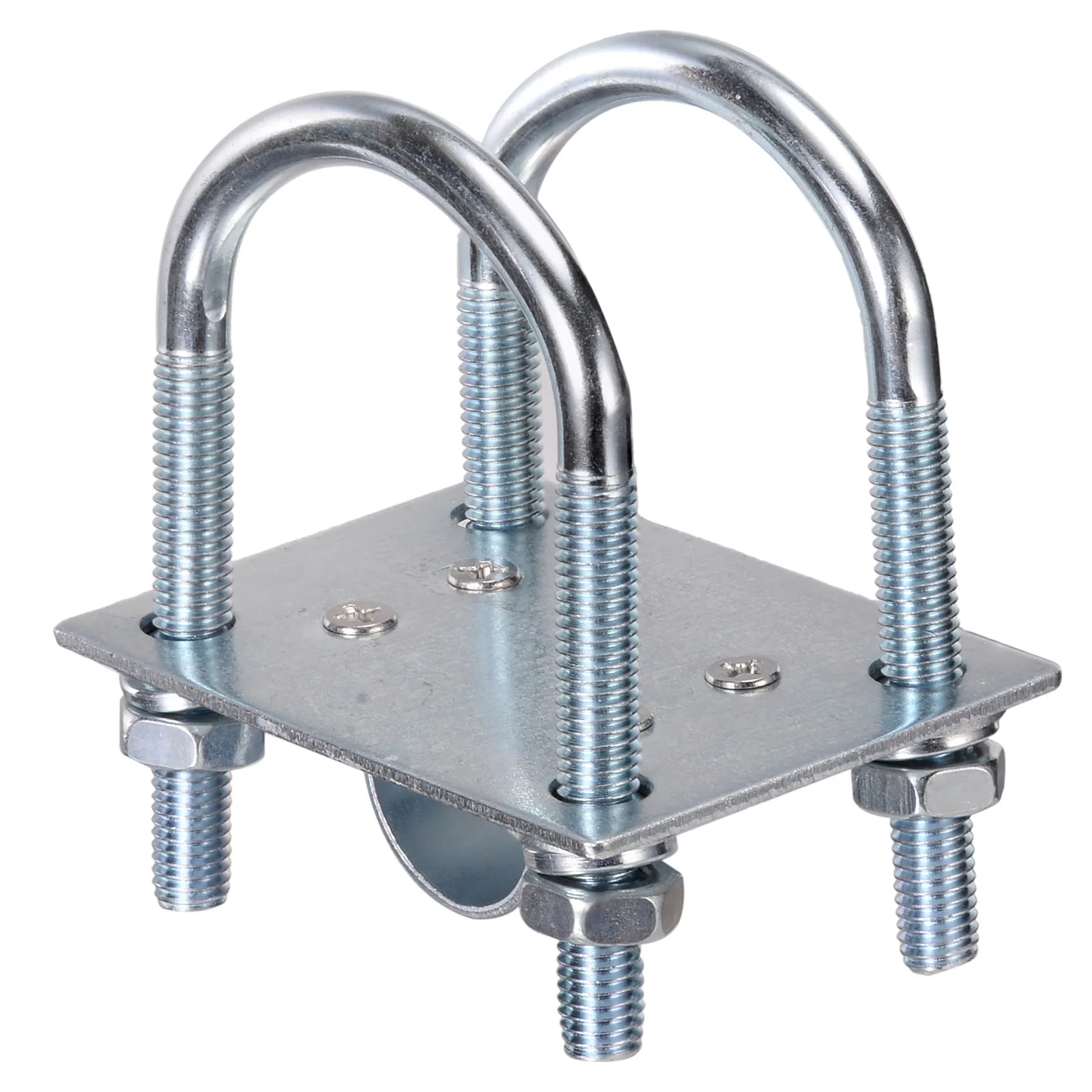 Superbat U Bolts Clamp Holding Pole Fixation Brackets for Outdoor Lora Fiberglass Antenna