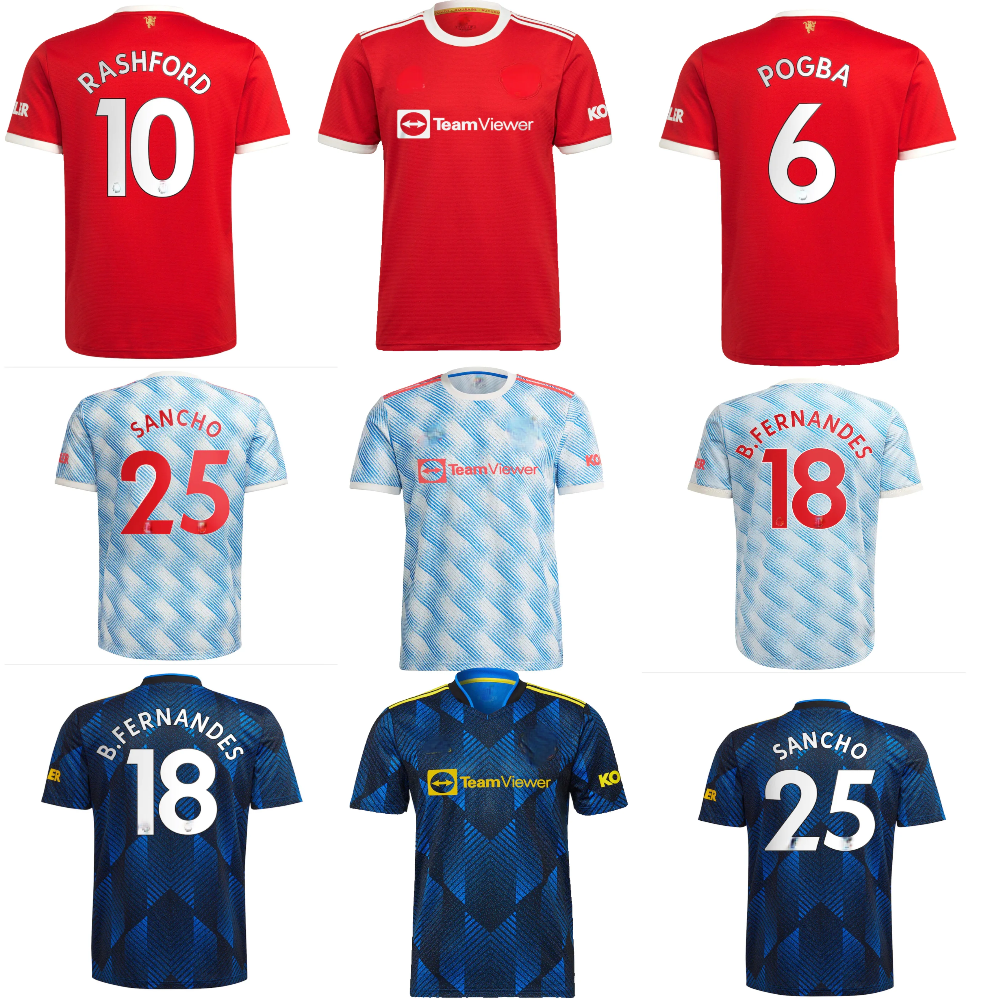 21 22 Манчестер CAVANI UNITED UTD VAN DE BEEK B. Рубашка RASHFORD для мужчин и детей | Мужская одежда