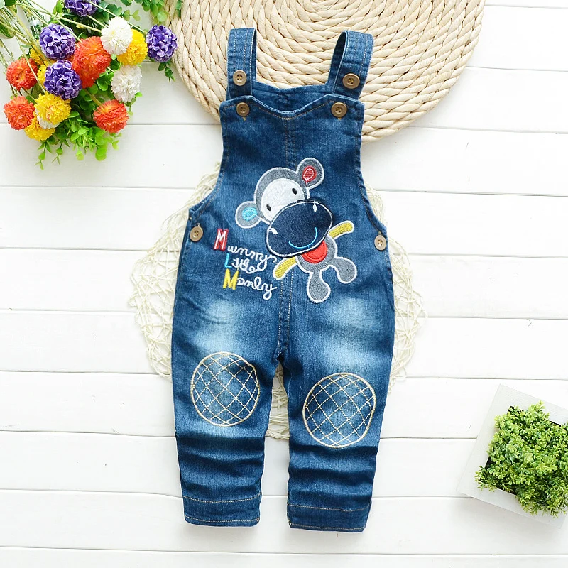  IENENS Toddler Infant Boys Long Pants Denim Overalls Dungarees Kids Baby Boy Jeans Jumpsuit Clothes