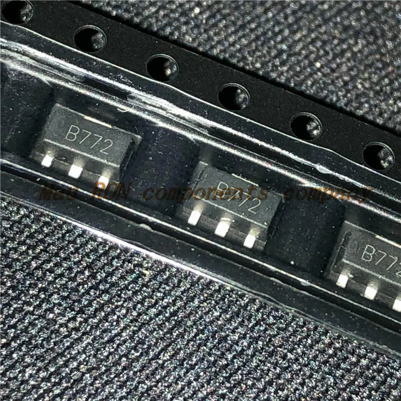10 шт./лот 2SB772 B772 SOT-89 SMD PNP Средний транзистор новый оригинальный в наличии |