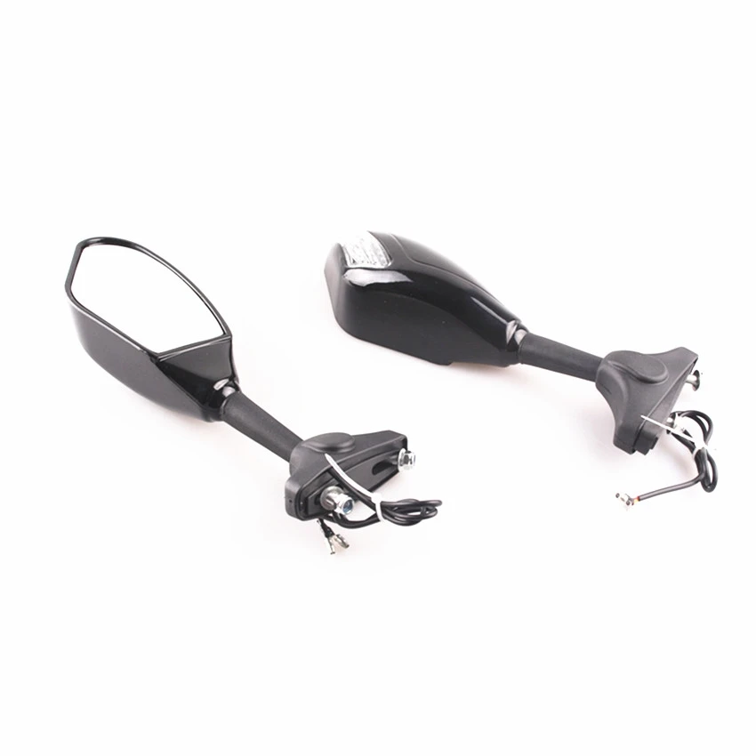 

Universal LED Rear View Mirrors For Suzuki GSXR600/750/1000 Hayabusa GSXR1300 SV650 TL1000R