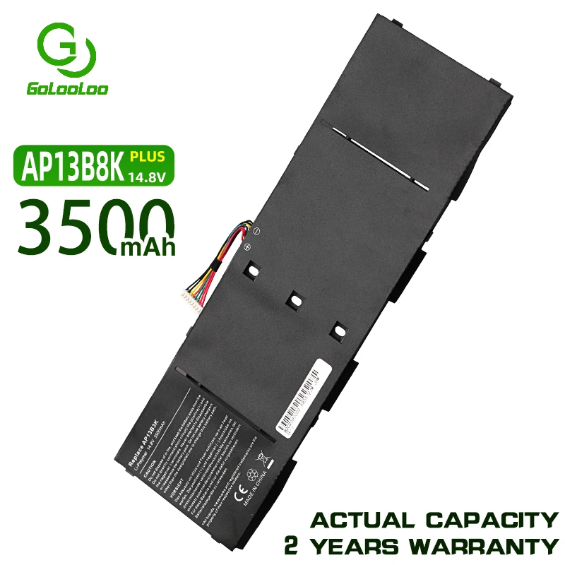 Gololoo Аккумулятор для ноутбука AP13B3K Acer Aspire V5 R7 V5-572G V5-573G V5-472G V5-473G V5-552G M5-583P V5-572P AP13B8K |