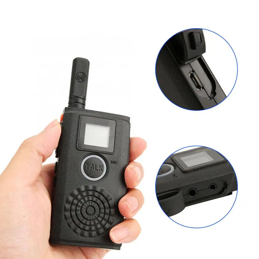 Мини 1 V 2 наружный внутренний беспроводной домофон Walkie-Talkie дверной звонок Водонепроницаемый 100-240V