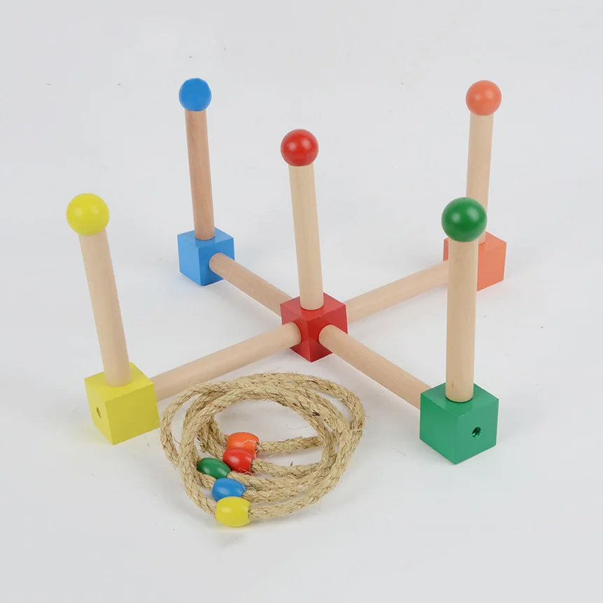 

Wooden Blocks Stacker Toys CreativeBuilding Blocks Educational Toys For Children
