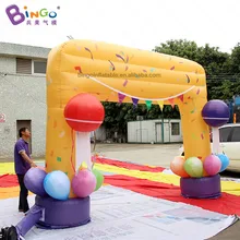 Бинго®4*3 м высокий надувной красочный игровой шар в форме арки надувной механизм отдыха для детей