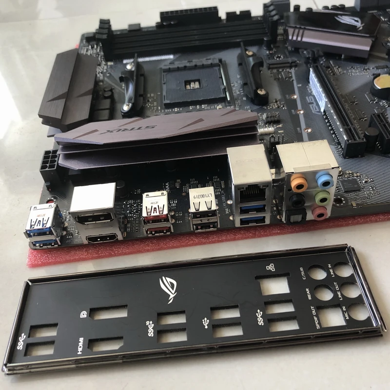 ASUS ROG STRIX B350 F GAMING motherboard Socket AM4 DDR4 USB3 0 SATA3 USED PC desktop 2