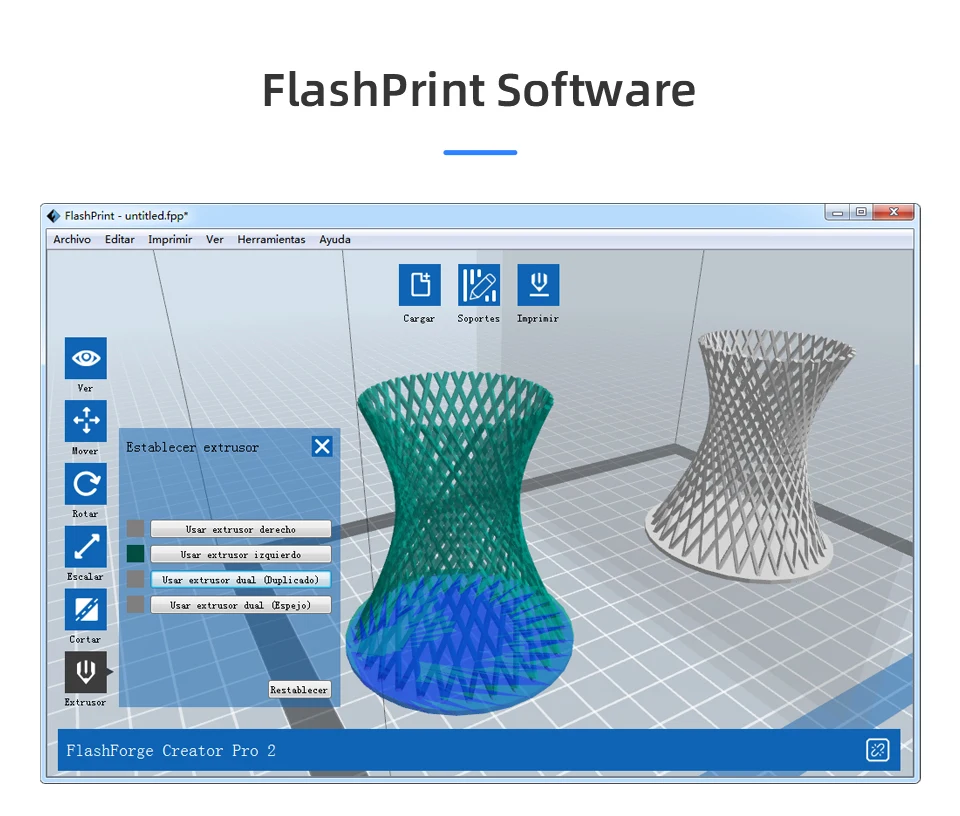 Flashforge Creator Pro 2 3D Printer Bundle