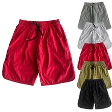 New Men Fitness Bodybuilding Shorts Man Summer Gyms Workout Male Breathable Mesh Quick Dry Sportswear Jogger Short Pants 10.21