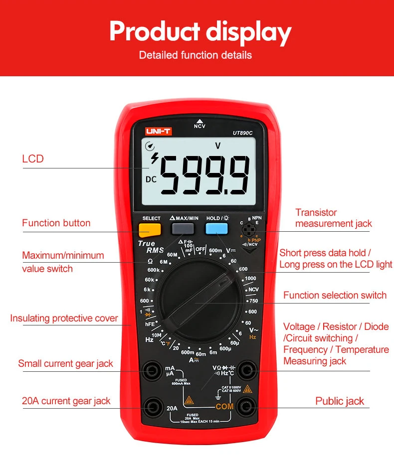 Мультиметр uni ut890c. Мультиметр uni ut890c