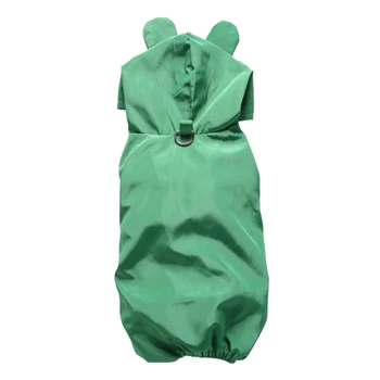 

Pet Double-layer Raincoat with Hat Waterproof Animal-shaped Trench Coat for Rainy Day Pet Clothes