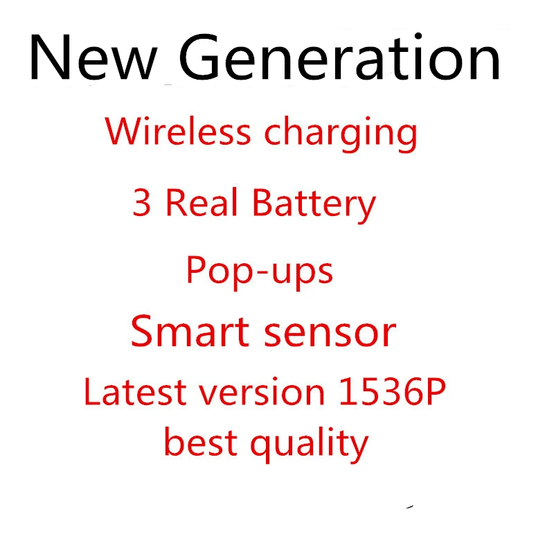 

New generation TWS Earphone Bluetooth Earbuds Wireless Headset Stereo In-Ear Earphones With Charging Box for IOS and Android