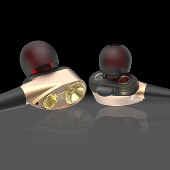 

Dual Driver Earphones Stereo Bass In-Ear Earbuds Game Music Headphones VDX99