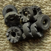 3pcs/Pack 9*2.5*4mm 9 Claw Steel Grind Wheel Fit For Vintage Automatic Kerosene Press Lighter Replacement Repair DIY Parts 1