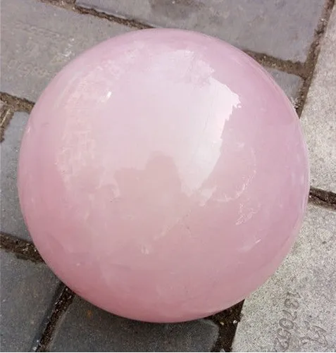 327 натуральное сырье Quartzo Rosa Bola de Cristal Chakra