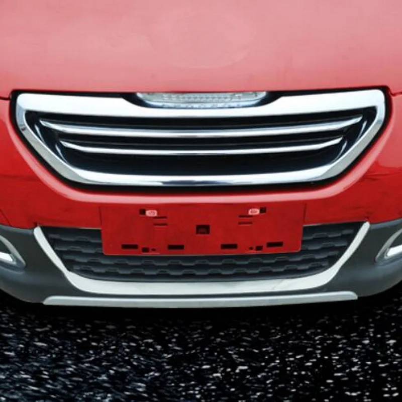 Tonlinker внешний автомобильный передний бампер чехол наклейка для Peugeot 2008 2014 19