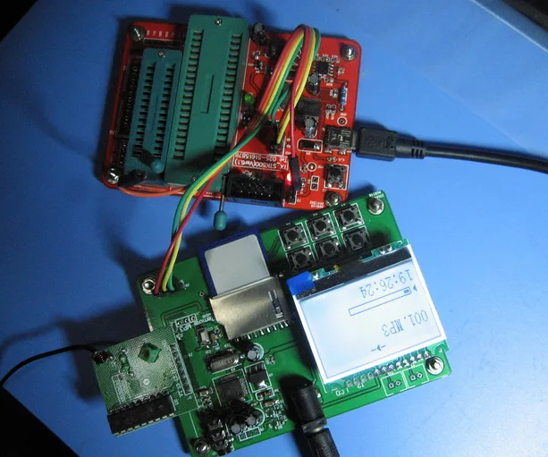 programador de avr à porta serial isp stk500 quatro em um paralelo