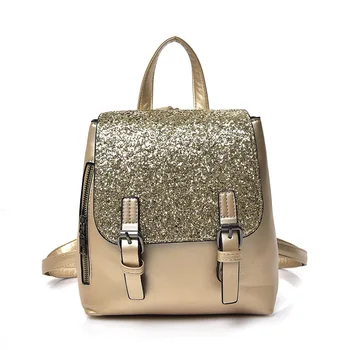 

2020 Spring New Pu Solid Color Simple Outdoor Leisure One Shoulder Portable Two Shoulder Student Backpack