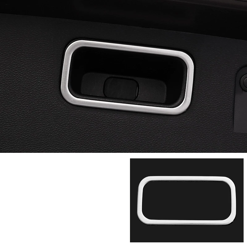 tail gate handle Lsrtw2017 Металлическая Автомобильная декоративная рамка для Geely Boyue Atlas накладки для интерьера аксессуары - Название цвета: tail gate handle