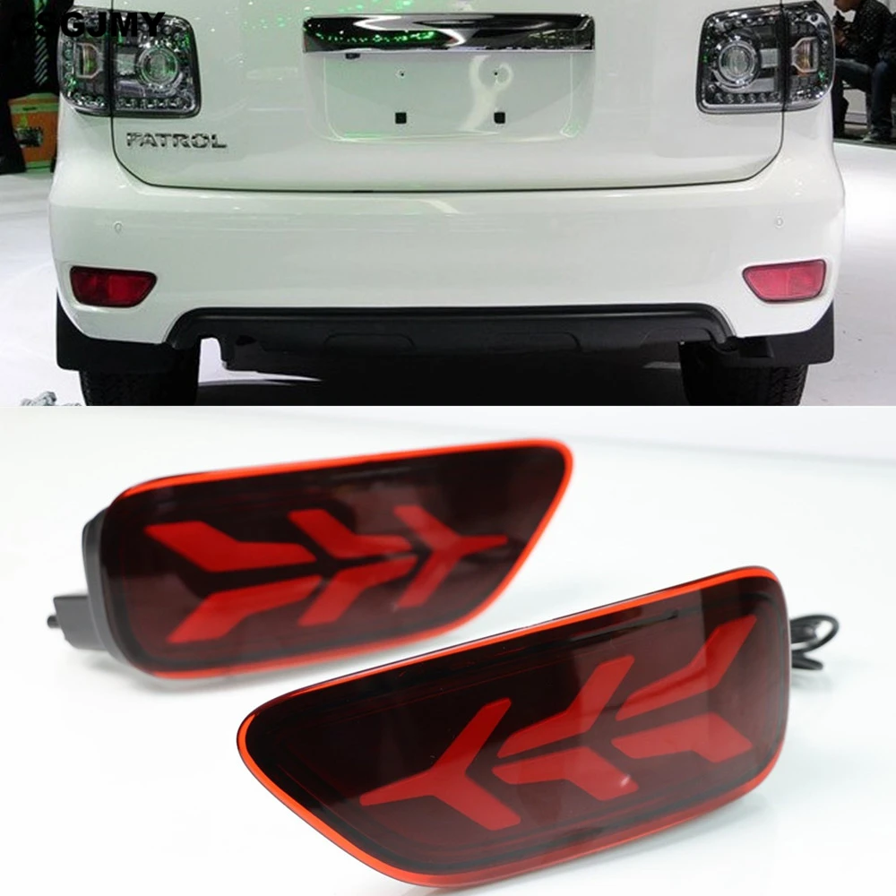 2 шт Автомобильный светодиодный задний отражатель противотуманная фара для