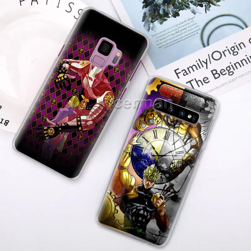 Аниме JoJo Killer queen чехол для телефона samsung Galaxy S10 S10e S8 S9 S10 Plus S7 Edge Note 10 Plus 8 9 Твердый Чехол