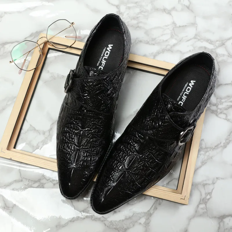 Men's Dress Shoes, First Layer Cowhide Leather Shoes, Men's Leather Shoes,  Black Waterdyed Cowhide - China Shoes and Men's Shoes price