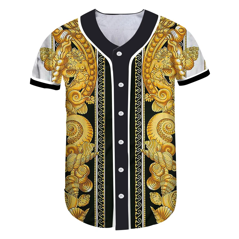 gold baseball jersey