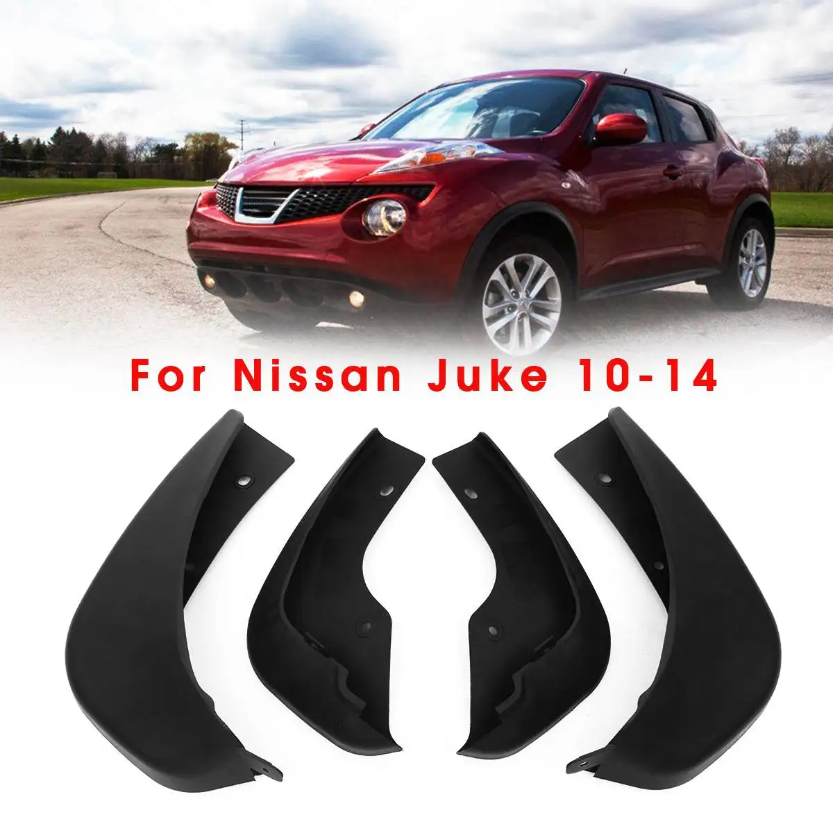 Передняя тыльная грязь щитки для Nissan Juke 2010 2011 2012 2013 для Fender Брызговики брызговик автомобильные аксессуары