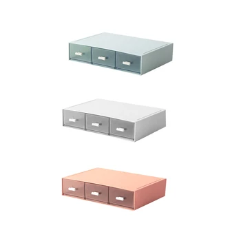

1Pc Drawers Style Lipstick Storage Box Multiple Compartments Cosmetics Holder Desk Organizer for Makeup Brushes Jewelry