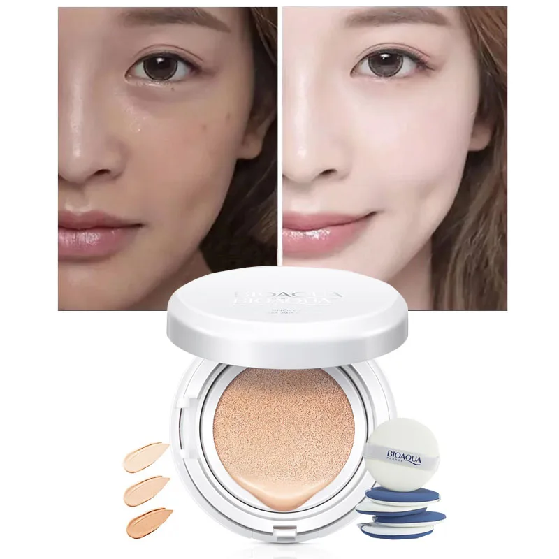 

Concealer BB Cream Cushion Whitening CC Makeups Korean Cosmetics Waterproof Covering Foundation Brighten Face Base Tone Womens P