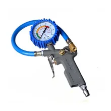 200 Psi шиномонтажный насос с манометром воздуха пистолетный патрон гибкий шланг