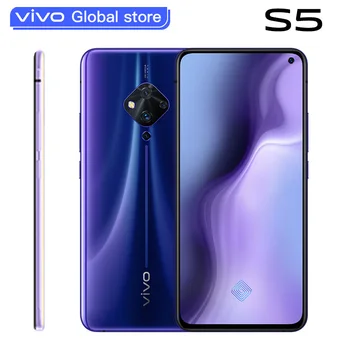 Перейти на Алиэкспресс и купить Смартфон vivo S5, оригинальный, большой аккумулятор 4100 мАч, 8 Гб 128 ГБ, 32 Мп + 48 МП, 4 камеры