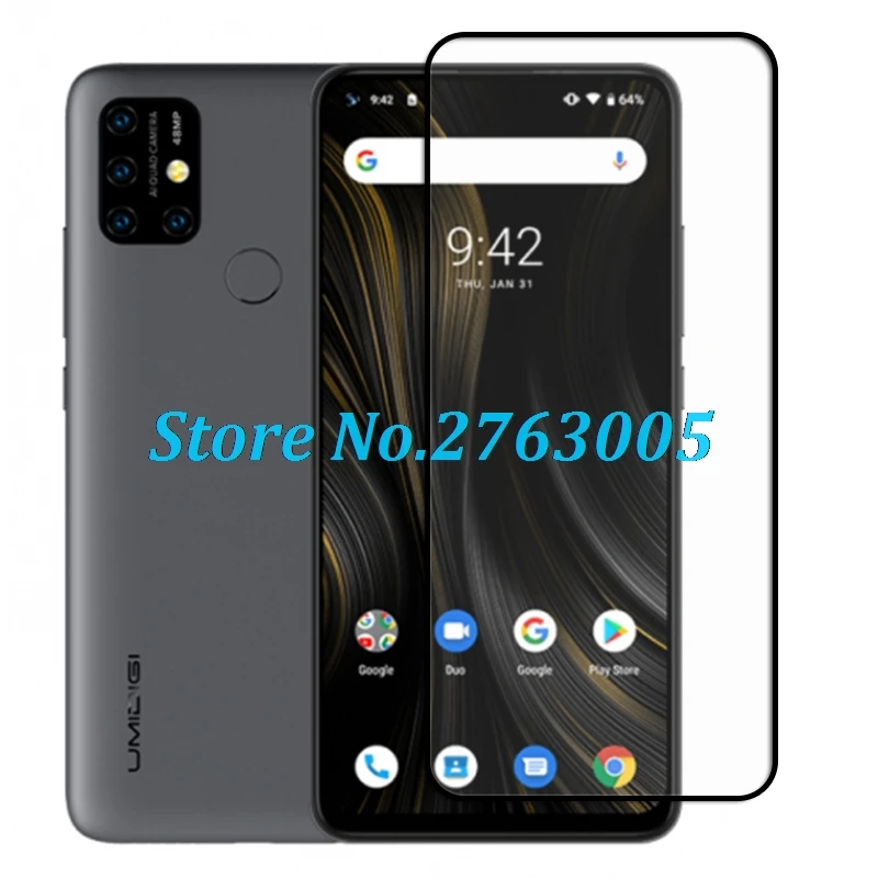 Полное покрытие из закаленного стекла для UMIDIGI F2 6 53 &quotUMIDIGI Power 3 POWER Защитная