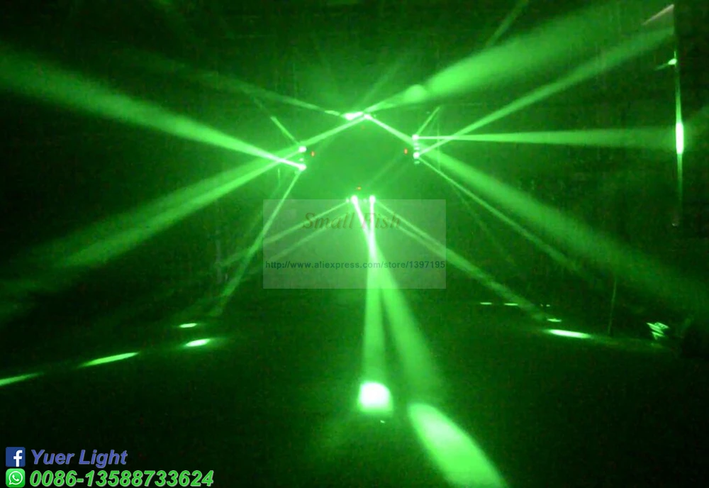 Американский диджей на молнии 4 головки DMX бочонок зеркальный сканер 4x10 Вт 4в1 RGBW четырехцветный сценический светильник с подвижной головкой Профессиональный DJ